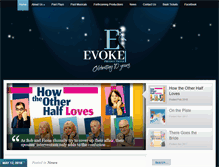 Tablet Screenshot of evoketheatreproductions.com